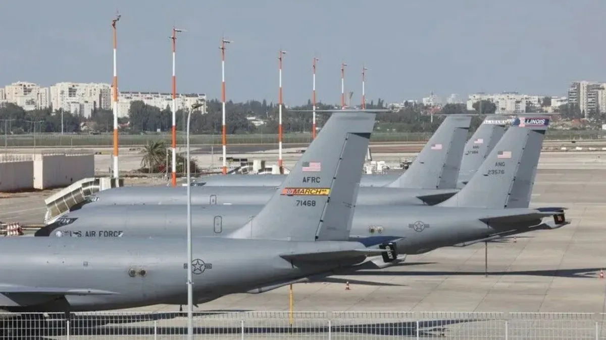 US sends 14 refueling aircraft to Israel | Türkçe Gündem